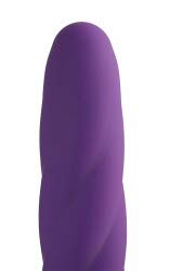 Lumunu Deluxe Silikon Vibrator Twist lila - 9