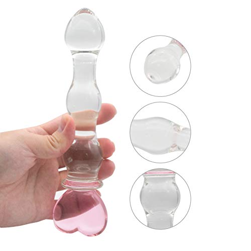 SXOVO Glasdildo für Männer und Frauen Kristall Anus Massager Pleasure Wand - 2