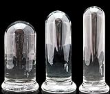 Deluxe Large Zylindrisch GlasDildo(Ø50mm), Anal Butt plug Sex Spielzeuge für Frauen und Männer-M