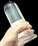 Deluxe Large Zylindrisch GlasDildo(Ø50mm), Anal Butt plug Sex Spielzeuge für Frauen und Männer-M - 2