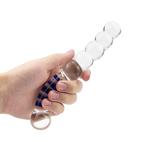SXOVO Glas Dildo Anal Perlen Kristall Anal Plug Persönliche Massager G-Punkt Stimulation - 4