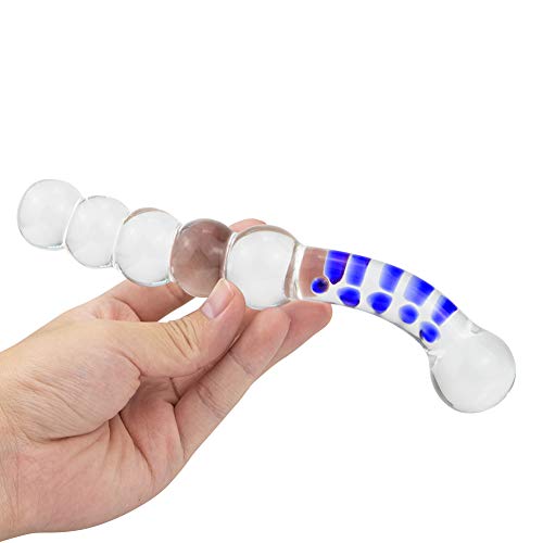 SXOVO Glas Dildo Anal Perlen Kristall Anal Plug Persönliche Massager G-Punkt Stimulation - 5