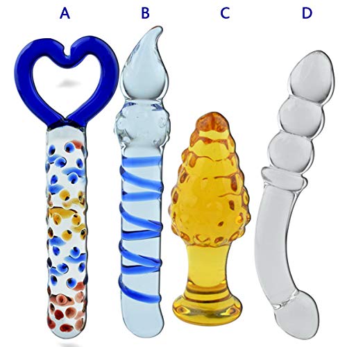 7 pcs Hochwertig Glasdildo Kristall Glas Dildo G-punkt Penis Anal Butt Plug Masturbation Stimulator SM Spielzeug Sex-Toys Sex Spaß machen - 3