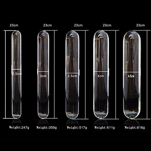 OnundOn Glasdildo Butt Anal Dildo Plug 2.5cm - 3