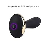 MEROURII Analvibrator Massagegerät mit Heizfunktion, Prostata Vibratoren Prostate Stimulator Analplug Butt Plug mit 10 Vibrationsmodi, 100% Medizinisches Silikon Sexspielzeug für Paar - 5