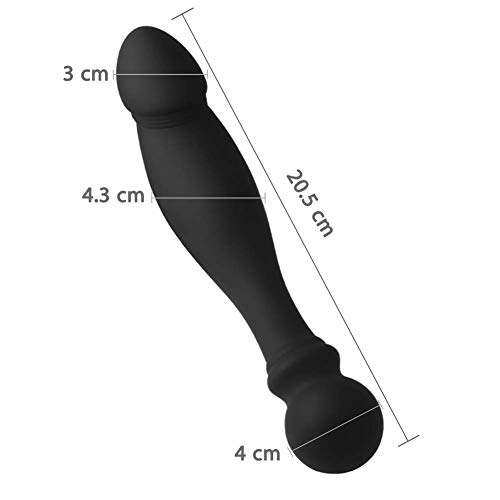 SXOVO Double Headed Silikon Prostata Massieren G-Punkt Stimulation Dildo Adult Anal Plug Masturbation Sex Spielzeug - 3