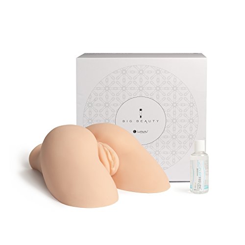 Deluxe Pussy & Ass Cyberskin Masturbator Set inklusive Aqua Gleitgel Tube, gefühlsechte 2,5 Kilogramm schwere XXL Realistic Vagina - 7