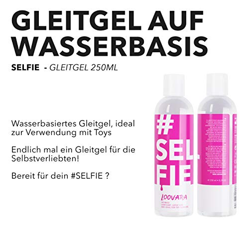 Loovara Gleitgel (250 ml) Selfie, medizinisches Gleitmittel auf Wasserbasis - 2