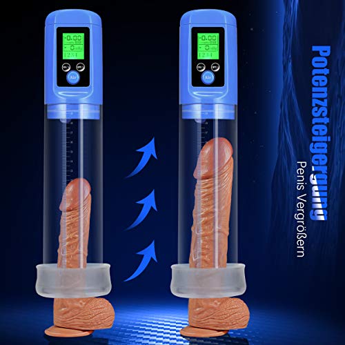 Nabini Elektrisch Vakuumpumpe mit 4 Penisring und Vagina Eingang - 3