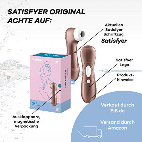 Satisfyer Pro 2 Next Generation, Klitoris-Sauger mit 11 Intensitätsstufen für berührlose Stimulation, Auflege-Vibrator mit Akku-Technik, wasserdicht - 4