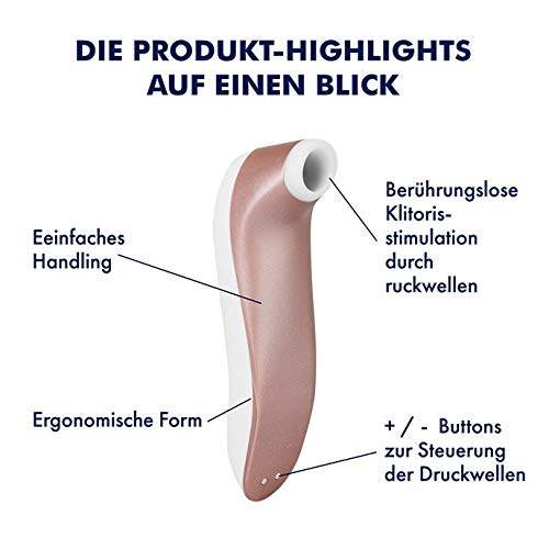 EIS, Druckwellen-Vibrator“Classic“, Klitoris-Sauger, 11 Intensitätsstufen, Akku-Technik, wasserdicht - 2
