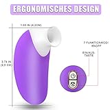 PALOQUETH Klitoris saugender Vibrator mit Sonic-Technologie und 7 Vibrationsmodi für kraftvolle kontaktlose Stimulation Frauen Wasserdicht Brustwarzen Saug-Stimulator - 6