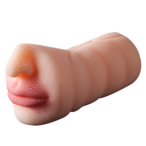 Männlicher Masturbator Dual Channel Penis Training Requisiten Oralsex Masturbating Cup