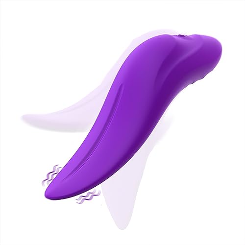 ChicLSQ Realistische Zungen Vibrator für Sie Klitoris und G Punkt Stimulator Silikon Nippel Zungenlecken Vibratoren mit Leise Stark 7 Vibrationsmodi Oralsex Orgasmus Sexspielzeug für Fraun Paare