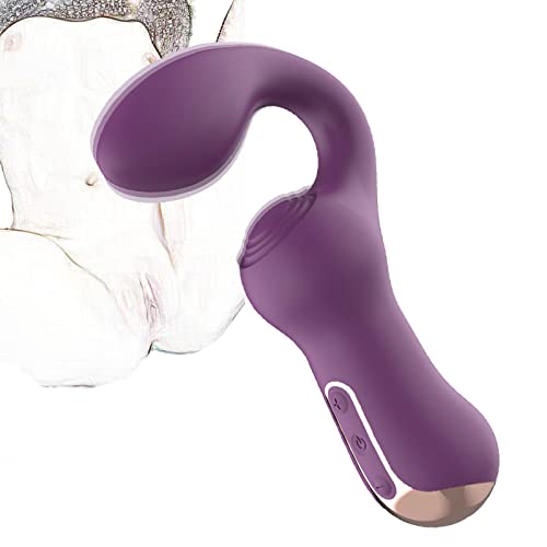 Dazifan Klitoris G-Punkt Stimulator Vibrator Silikon Massagestab Vibratoren mit 10 Vibrationsmodi Masturbation Sex Spielzeug für Frauen Paare Männer