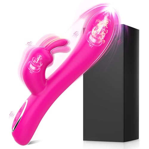 Silikon G-Punkt Vibrator Sexspielzeug Vibratoren für sie Klitoris leise, Realistische Dildo Analvibrator für Sie Frauen und Paare mit 12 Vibrationsmodi